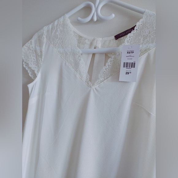 NWT Suzy Shier Short sleeved Blouse Size XS - Picture 3 of 6